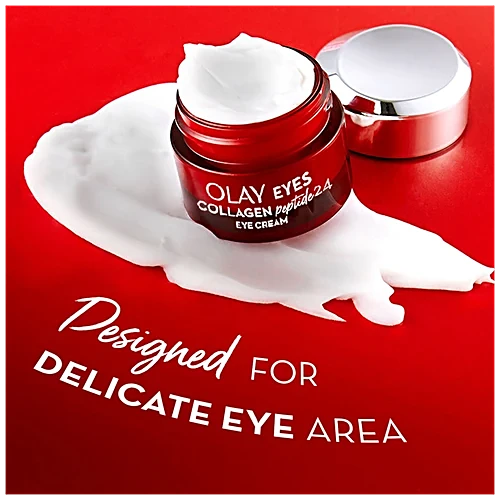 Olay Collagen Peptide Eye Cream With Niacinamide - Reduces Dark Circles - Image 2