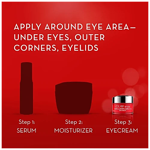 Olay Collagen Peptide Eye Cream With Niacinamide - Reduces Dark Circles - Image 5