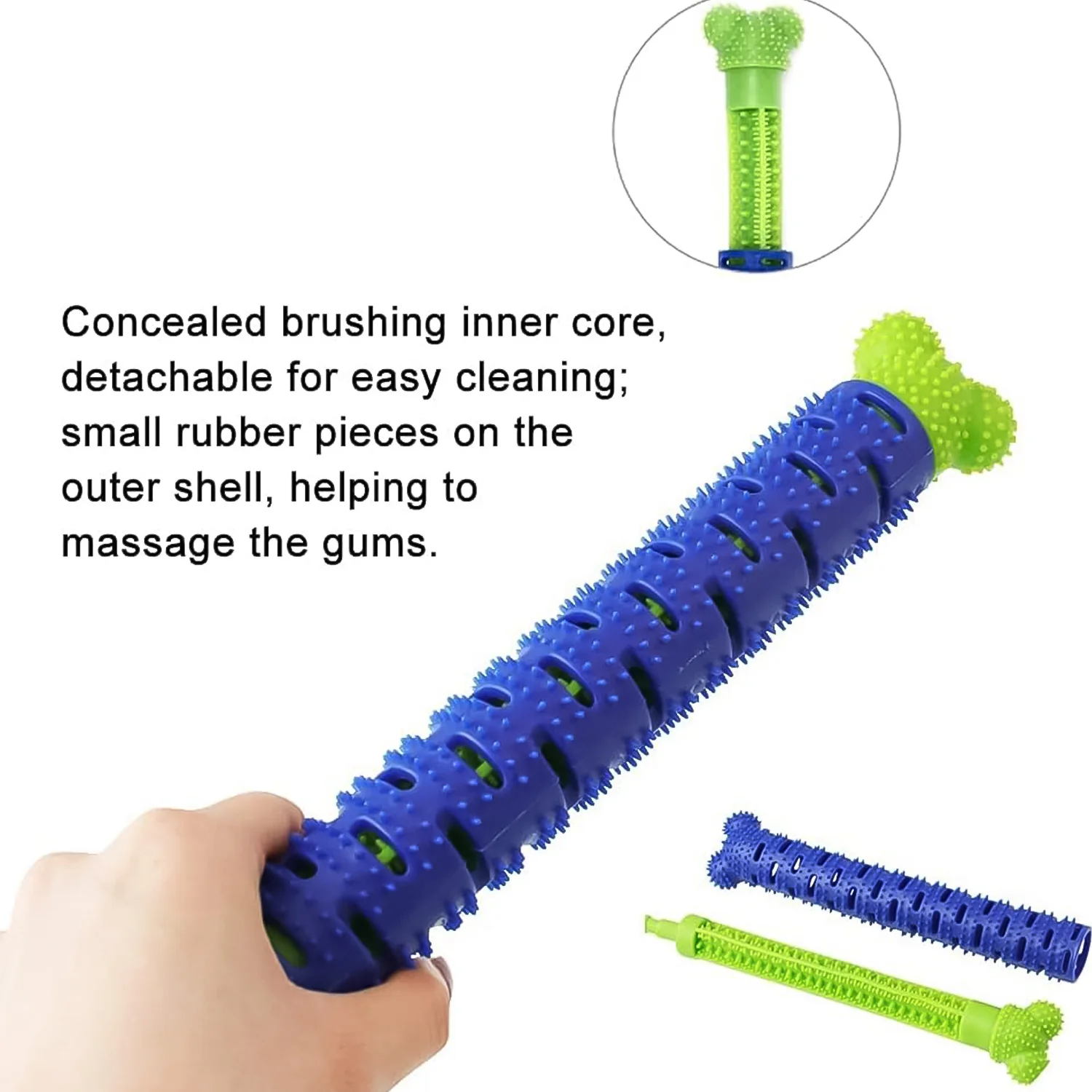 Dog Tooth Brush, Puppy Chew Toothbrush Stick Teeth Cleaning Dental Toys (1 Pc) - Image 5