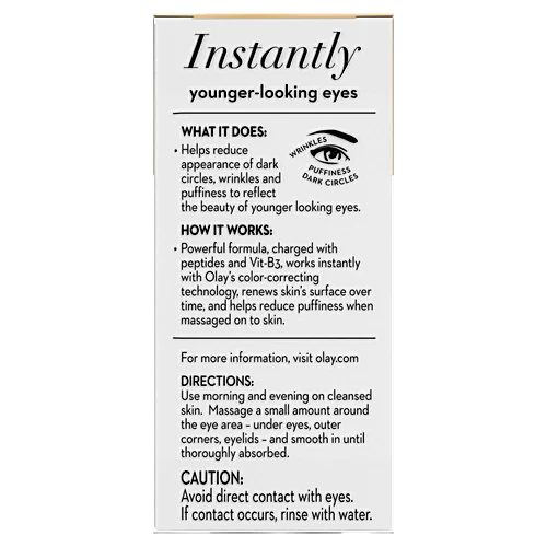 Olay Eyes Ultimate Eye Cream - For Dark Circles, Wrinkles & Puffiness, 15 ml - Image 4