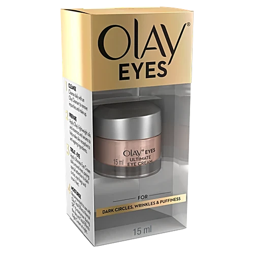 Olay Eyes Ultimate Eye Cream - For Dark Circles, Wrinkles & Puffiness, 15 ml - Image 6
