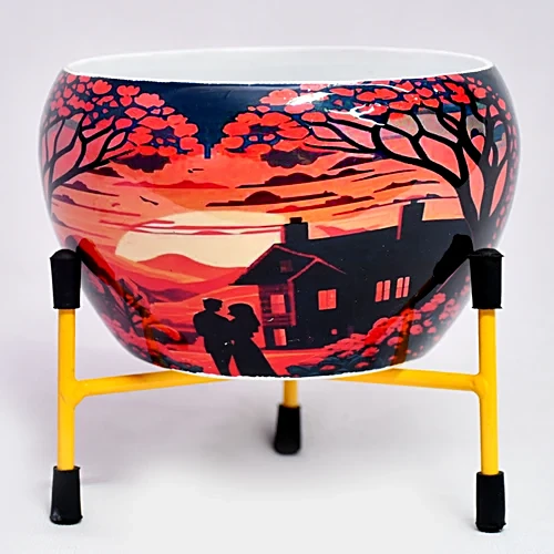 Prime-Metal Flower Planter & Tripod Stand Combo, 1 pc - Image 3