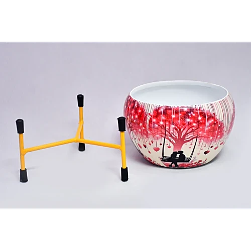 Prime-Metal Flower Planter & Tripod Stand Combo, 1 pc - Image 4