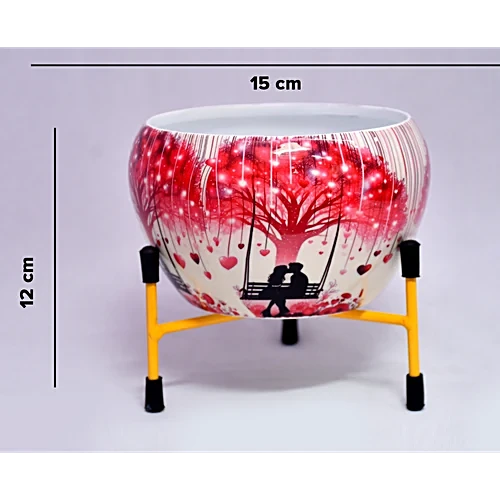 Prime-Metal Flower Planter & Tripod Stand Combo, 1 pc - Image 5