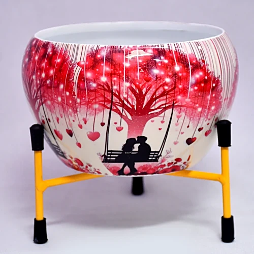 Prime-Metal Flower Planter & Tripod Stand Combo, 1 pc - Image 7