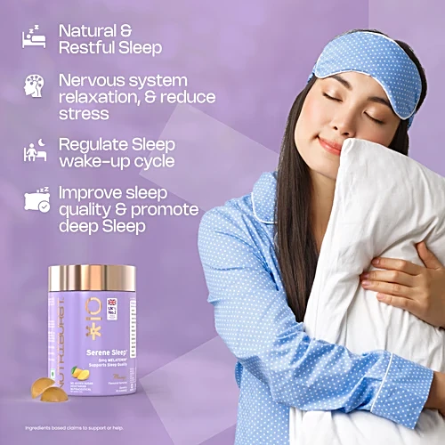 Nutriburst Mango Flavoured Serene Sleep Gummies, 30 pcs - Image 7