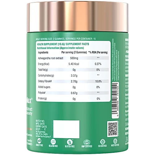 Nutriburst Guava Flavoured Ashwagandha Max Gummies, 30 pcs - Image 3