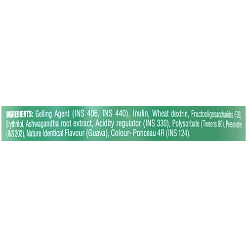 Nutriburst Guava Flavoured Ashwagandha Max Gummies, 30 pcs - Image 4