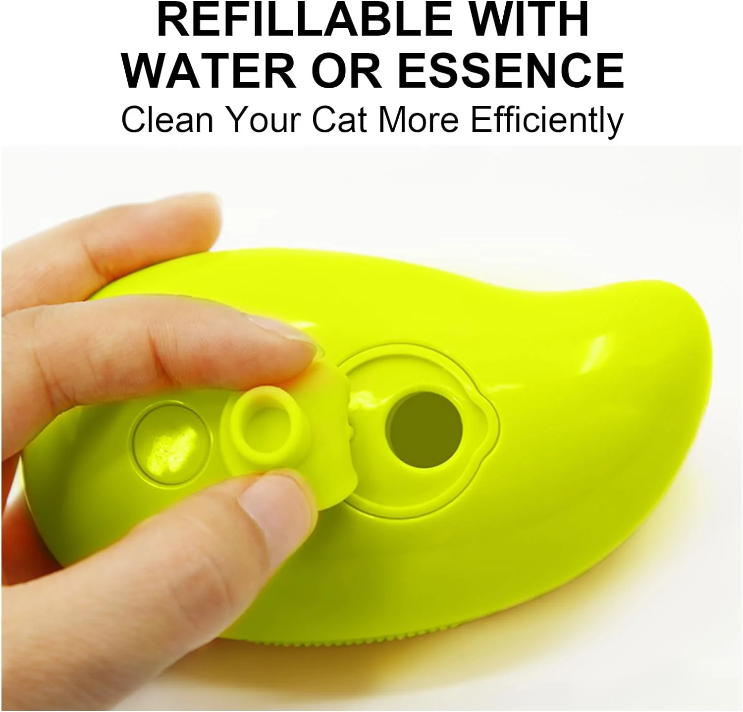 3-in-1 Cat Steamy Brush – Self-Cleaning Pet Grooming & Hair Removal Comb - Image 3