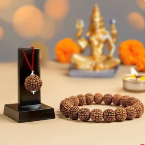 PanchMukhi Rudraksh and PanchMukhi Rudraksha Bracelet