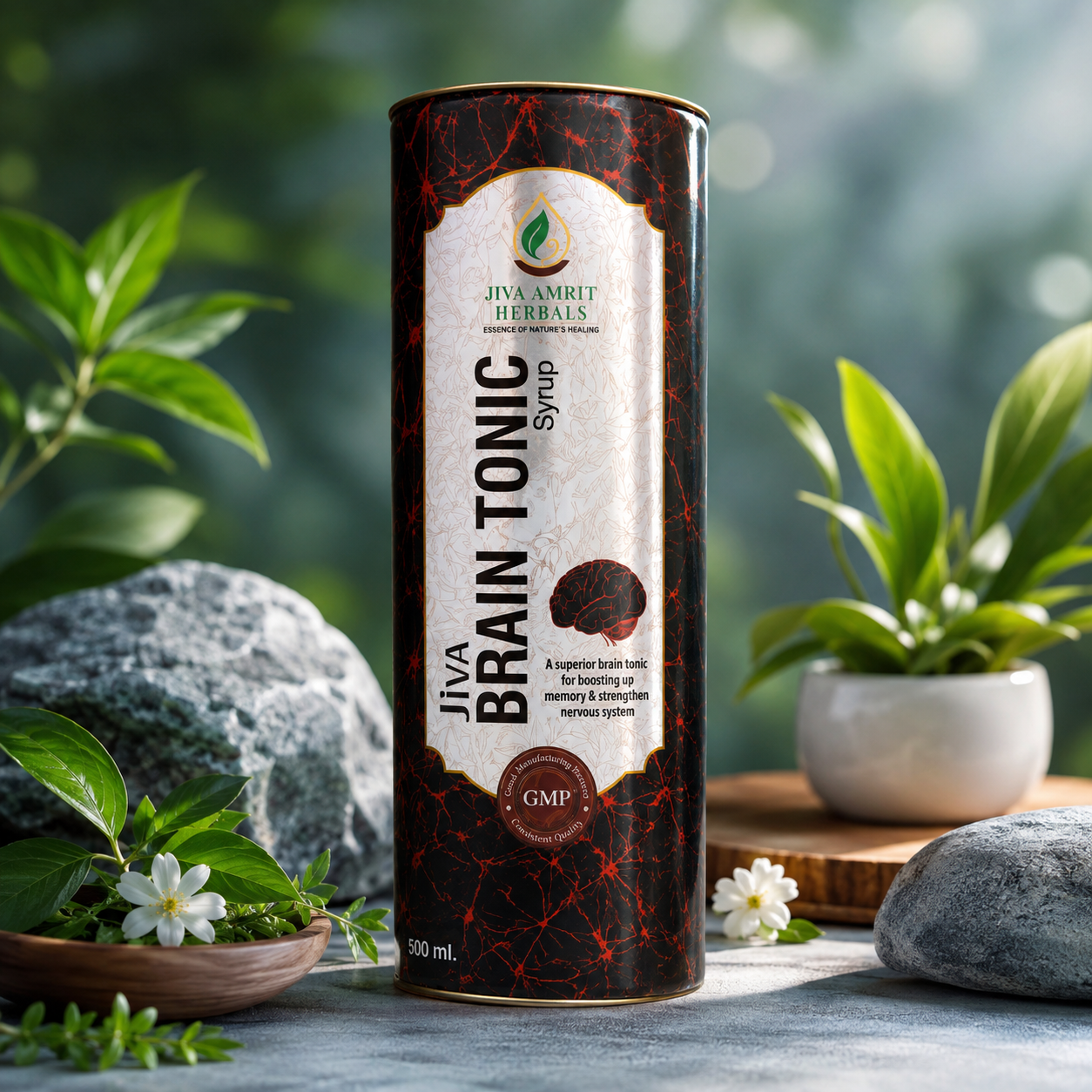 JIVA BRAIN TONIC SYRUP β 500 ml - Image 3